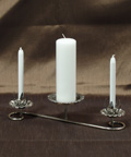 3 Light Unity Tabletop, Nickel