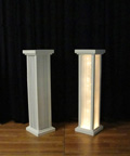 Wood Column w/lights, 36"