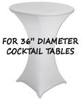 Spandex Cocktail Table Cover
