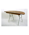 60" Half-Round Table